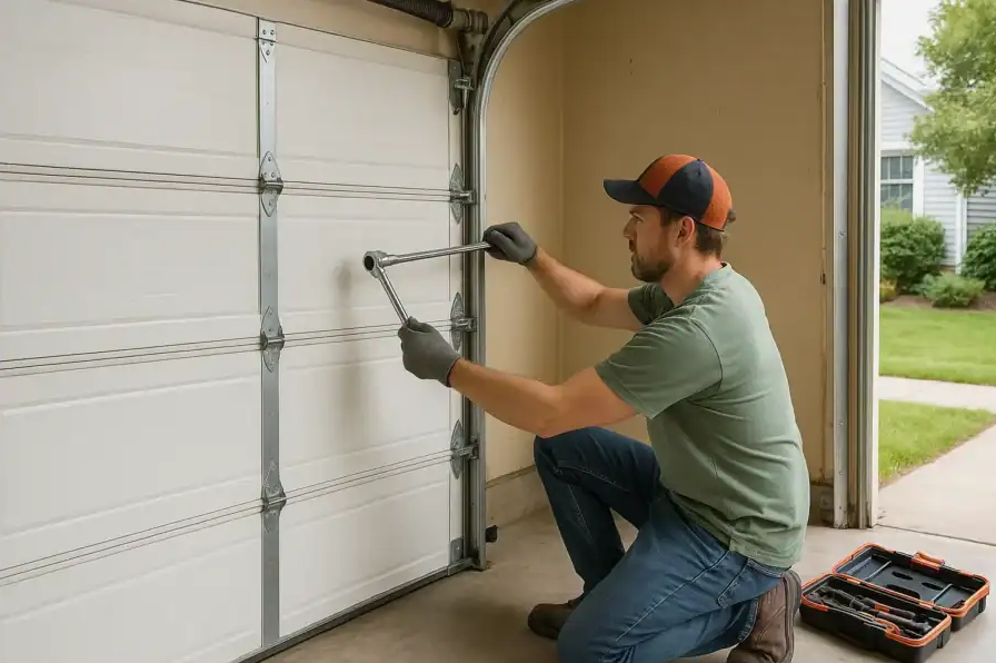 Sunbury Sectional Garage Door Repair and Structural Balancing