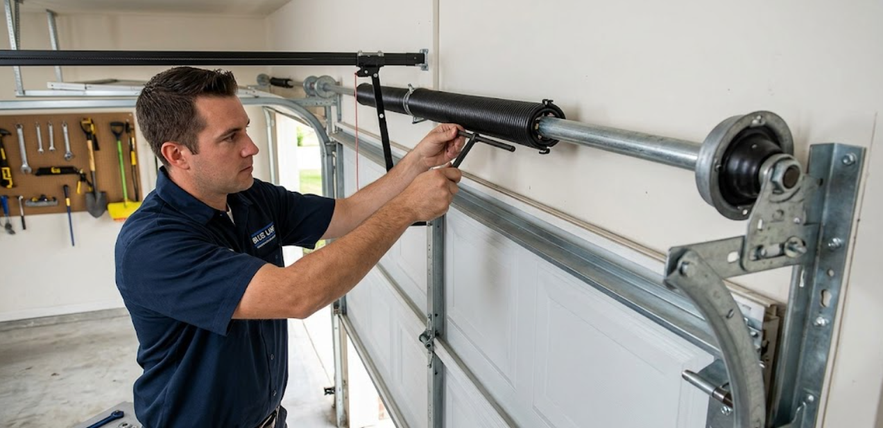 Professional 25-point garage door safety diagnostic and component tuning in Galloway Ohio 43119