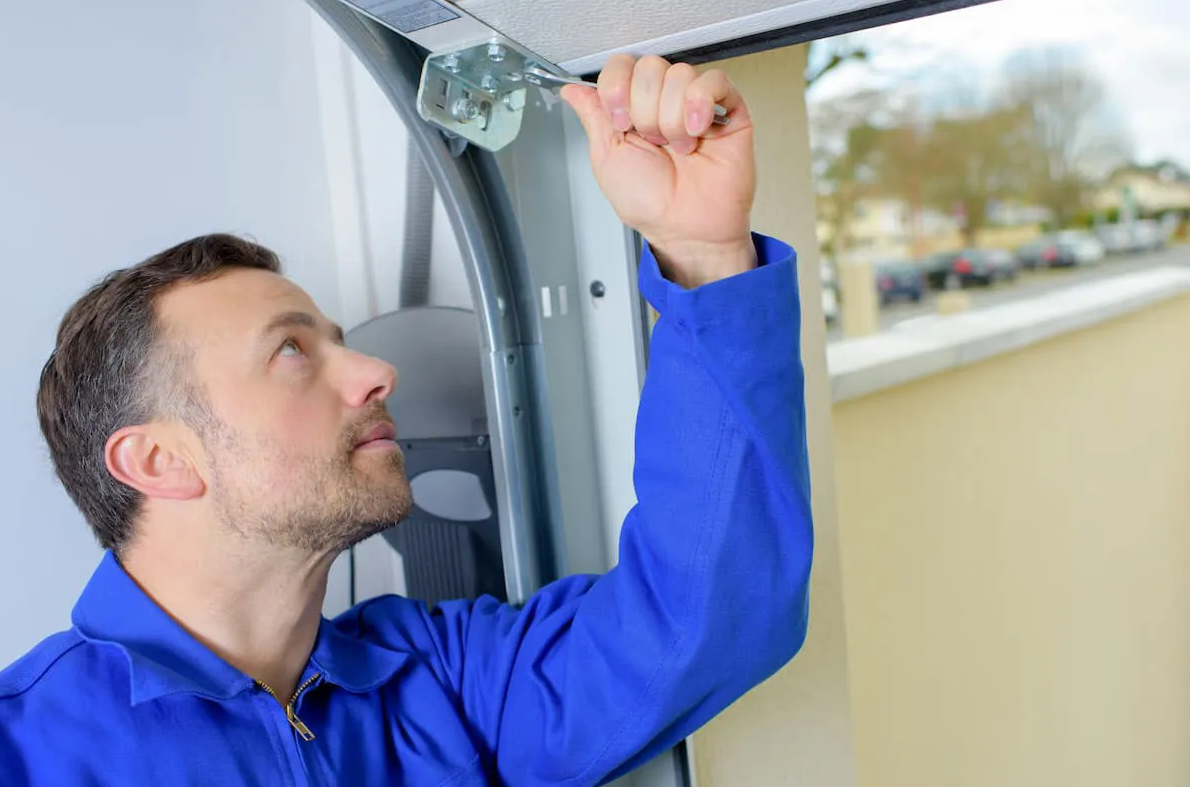 Garage door maintenance and professional safety inspection in Sunbury Ohio