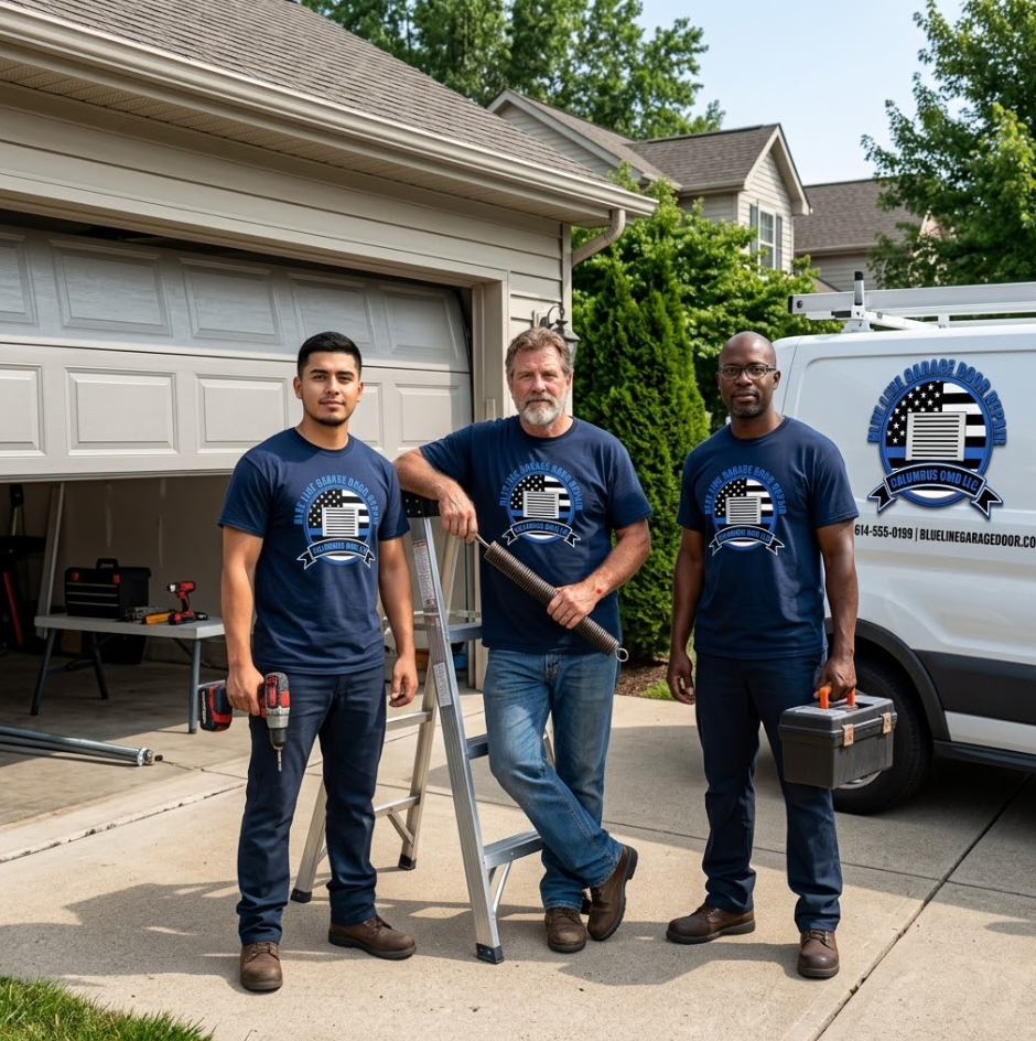 Blue Line Garage Door Repair Professional Team in Columbus